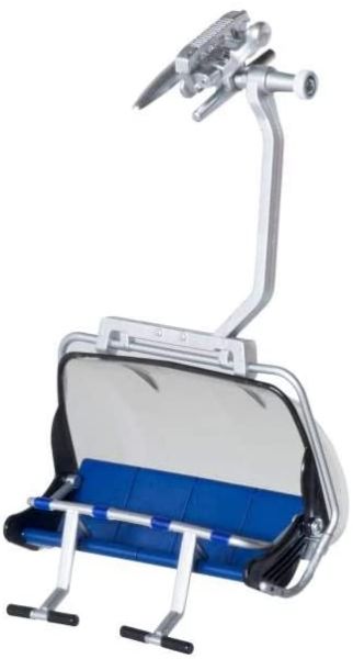 JC87300 - Telesilla para 4 personas Burbuja negra y naranja amarilla - 1