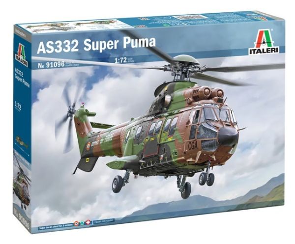 ITA91096 - Helicóptero AS332 Super Puma (requiere montaje y pintura) - 1