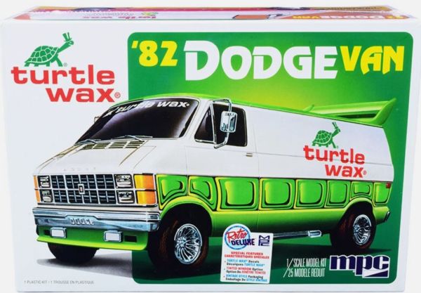 MPC943M/12 - DODGE Van Custom 1982 - Turtle Wax para montar y pintar - 1