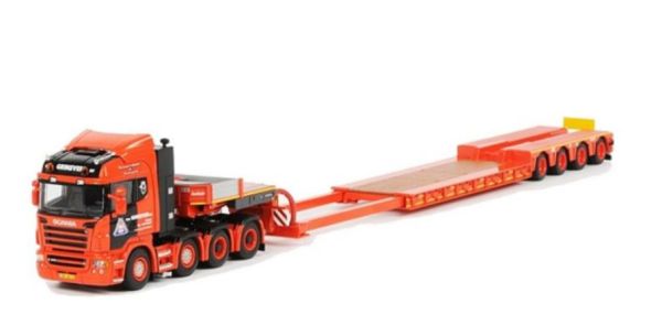 WSI9479 - SCANIA R Highline 8x4 con plataforma baja VAN GRINSVEN de 4 ejes - 1