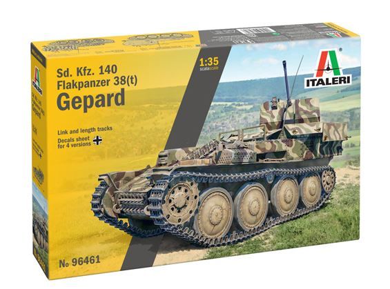 ITA96461 - Sd. Kfz. 140 Flakpanzer 38(t) Gepard para ensamblar y pintar - 1