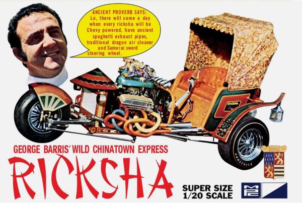 MPC965/12 - Ricksha - George Barris para montar y pintar - 1