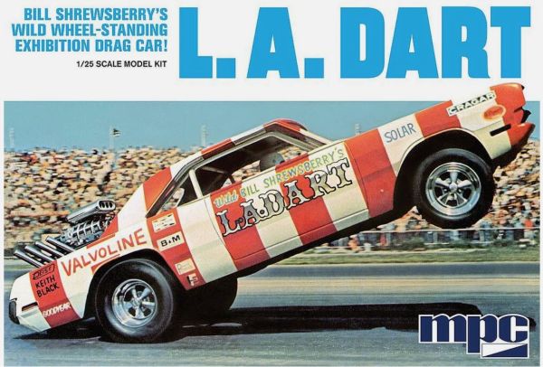MPC974/12 - L.A. Dart Wheelstander para montar y pintar - 1
