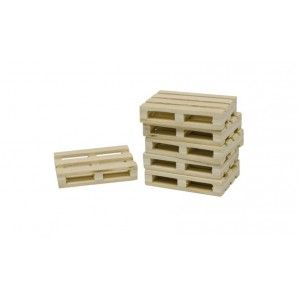 KID610761 - Set de 8 palets de madera en miniatura - 1