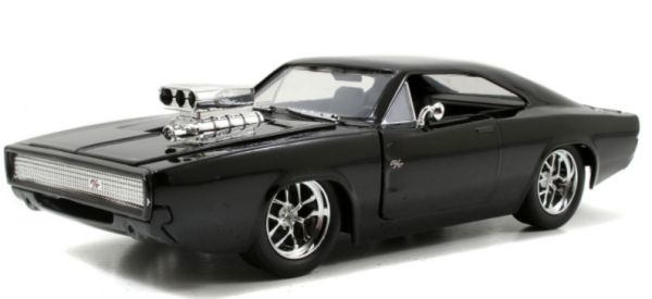 JAD97059 - DODGE Charger Street Negro 1970 RÁPIDO Y FURIOSO - 1