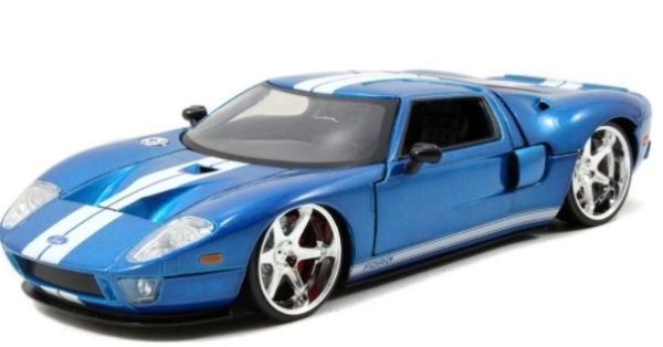 JAD97177 - FORD GT 2005 Azul RÁPIDO Y FURIOSO - 1
