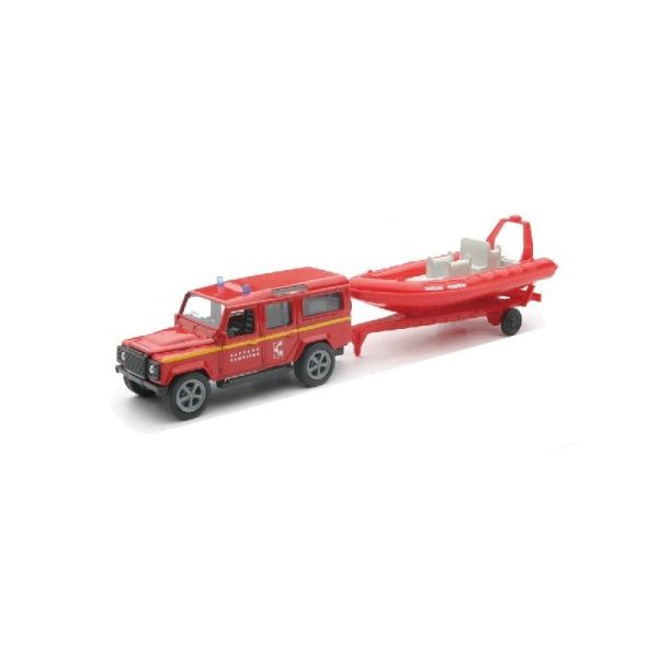 NEW19915A - Conjunto de bombero y barco 4x4 - 1