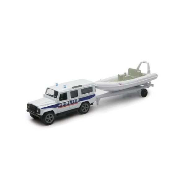 NEW19915E - Conjunto de 4x4 y barco de policía - 1