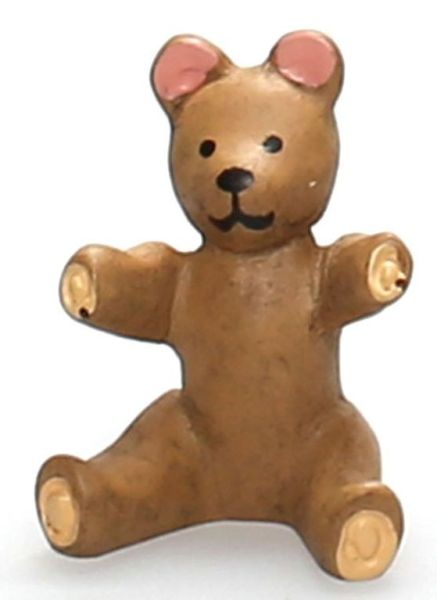 AKI0258 - Osito miniatura para casa de muñecas altura 2cm - 1
