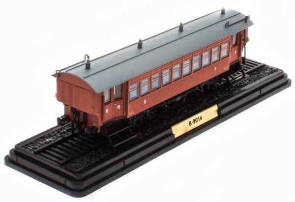 ATL2434031 - Coche de segunda clase para red suburbana roja Tipo B-9014 autopropulsado West Paris de la serie Les Redes francesas autopropulsadas no funcionales - 1