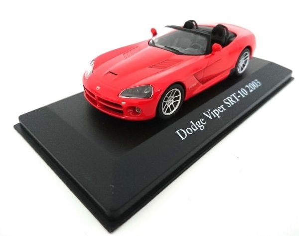 ATL2891015 - DODGE Viper SRT-10 abierto de 2003 rojo serie My Mythic Cars - 1