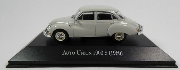 MAGARG37 - AUTO UNION 1000S 1960 sedan gris 4 puertas vendido en blister - 1