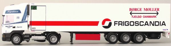 AWM71869 - SCANIA L124 Topline 4x2 con remolque frigorífico de 3 ejes - MOLLER/FRIGOSCANDIA - 1
