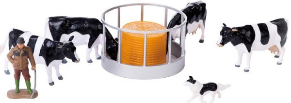 BRI43137A1 - Conjunto de Vacas con Ratelier y Personajes - 1