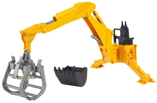 BRU2338 - Excavadora y grapa sobre brazo hidráulico Escala: 1/16 - 1
