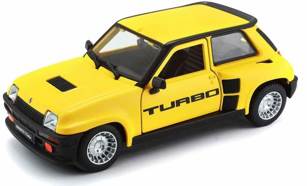 BUR18-21088J - RENAULT 5 Turbo 1982 amarillo y negro - 1
