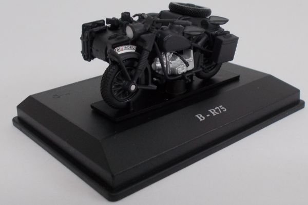 CAR245A - BMW B-R75 sidecar negro - 1