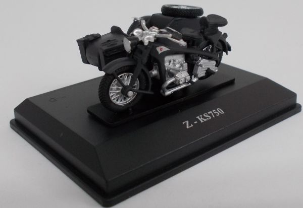 CAR245C - Sidecar ZUNDAPP Z-KS750 negro - 1