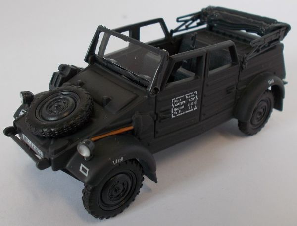 CAR455B - VOLKSWAGEN Kubelwagen 82 1940 gris ejército alemán - 1