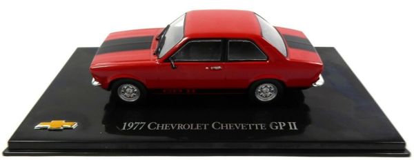 MAGCHECHEVETTE - CHEVROLET Chevette GPII 1977 rojo con franjas negras - 1