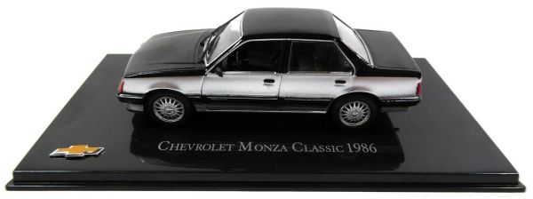 MAGCHEMONZACLASSIC - CHEVROLET Monza Classic sedán 4 puertas 1986 negro y gris - 1