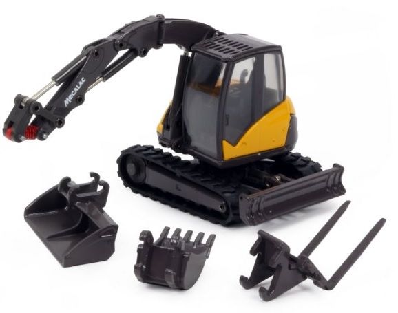 CON2927/03 - Miniexcavadora MECALAC 8MCR con accesorios - 1