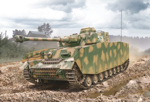 ITA6578 - Pz. Kpfw. IV Ausf. H para montar y pintar - 1
