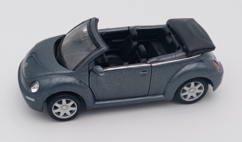 WEL2035GR -  VOLKSWAGEN NEW BEETLE Coche gris metalizado friccion modelo vendido sin caja - 1