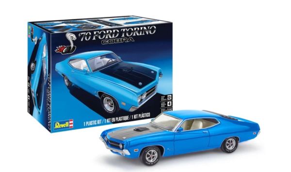REV14534 - FORD Torino cobra 1970 para montar y pintar - 1
