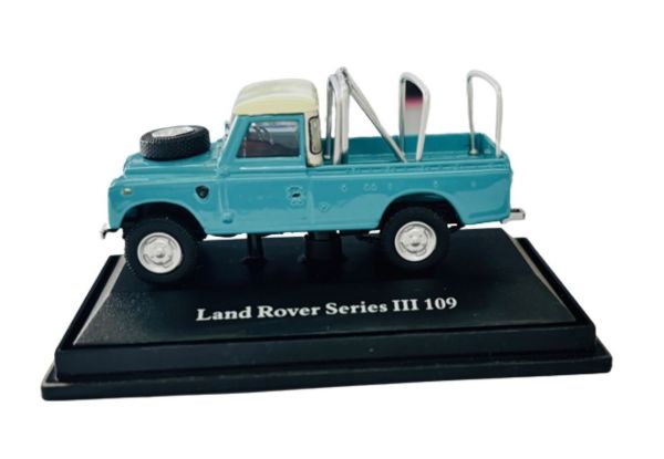 CAR711ND-BLEU - LAND ROVER Serie III 109 Azul - 1