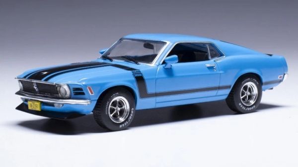 IXOCLC569 - Ford Mustang Boss 302 1970 Azul - 1