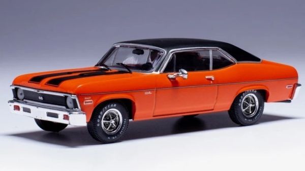 IXOCLC596 - Chevrolet Nova SS 1971 Naranja y negro - 1