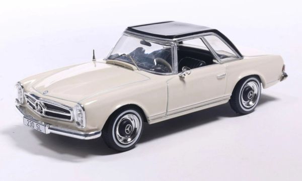 IXOCLC617N.22 - MERCEDES-BENZ 230SL HardTop 1964 Beige Metálico y Negro - 1