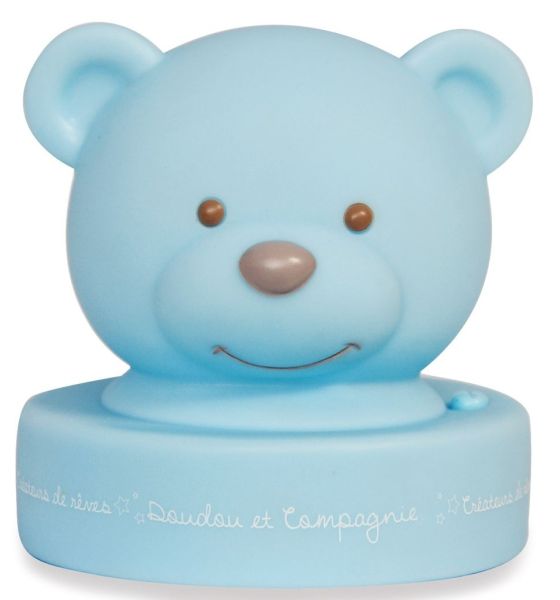 DC2488BLEU - Lámpara de noche Oso - Azul - 1