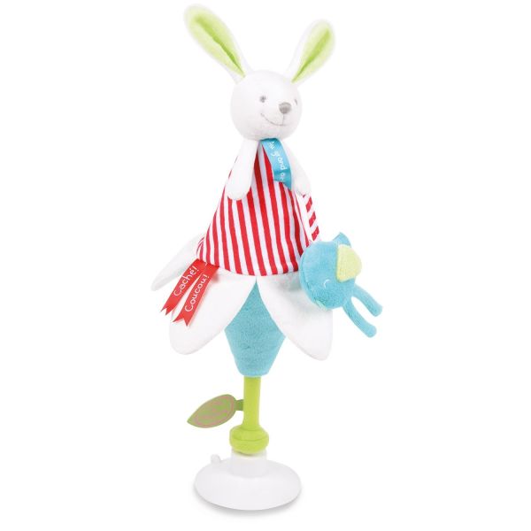 DC2675LAPINFLEUR - Marioneta Marotte - Conejo flor - 1