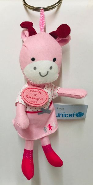 DC2934VACHE - Llavero UNICEF - Vaca rosa - 1