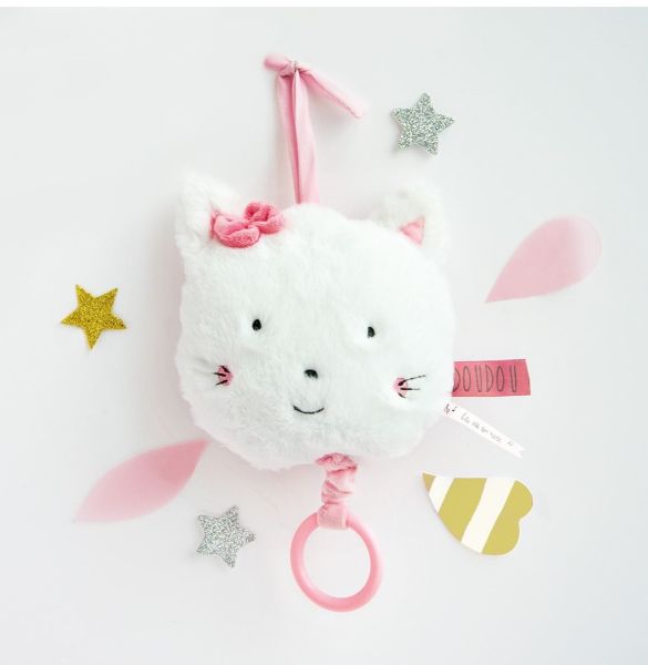DC3331 - Caja de Música Aussi Doux - Gato - 17cm - 1