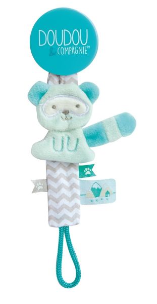 DC3425RATON - Clip piruleta chocolate/menta - Mapache - 1