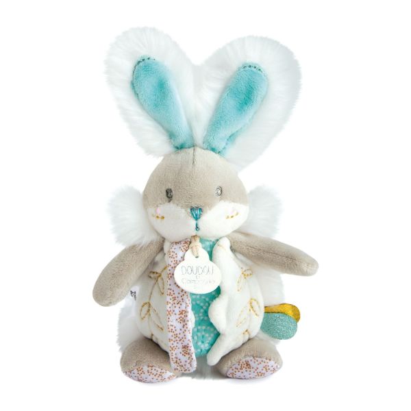 DC3484AMANDE - Sugar bunny - Chupete pinza chupete con sonajero Almendra - 1