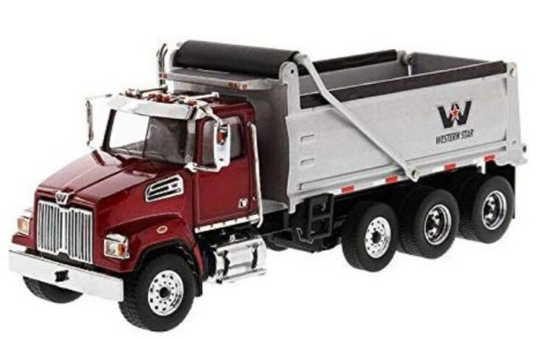DCM71032 - WESTERN STAR 4700SF Volquete 4 ejes Rojo - 1
