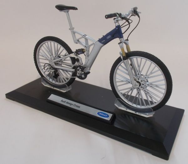WEL62570PWF - Bicicleta de montaña AUDI Design Cross azul y gris - 1