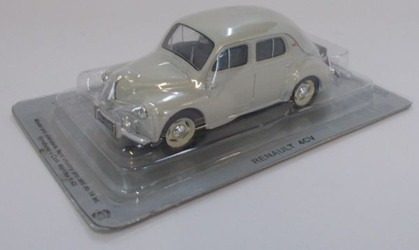 NET0056 - RENAULT 4CV 1957 gris vendido en blister - 1