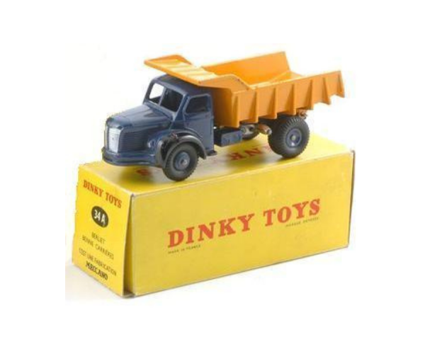 DIN34A - Transporter BERLIET 4x2 Azul y amarillo – Edición ATLAS - 1