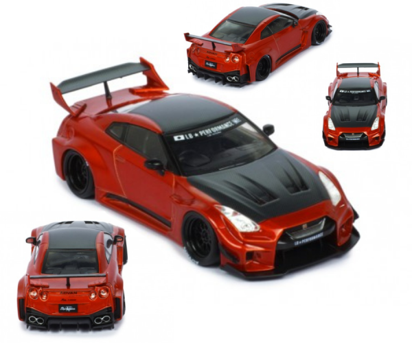 IXOMOC313 - 2019 NISSAN 35GT-RR Lb-Silhouette Works Rojo y Negro - 1