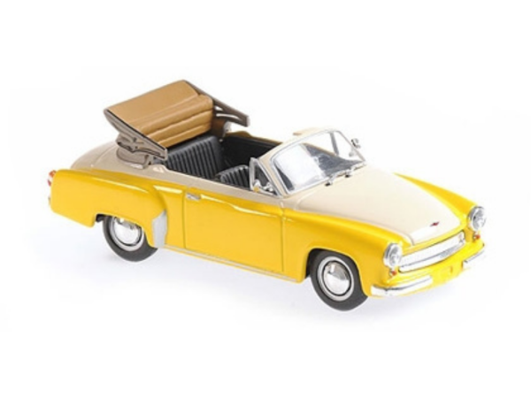 MXC940015931 - WARTBURG A311 Cabriolet 1958 Amarillo y Blanco - 1
