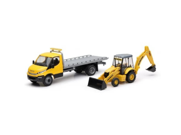 NEW16193A - Camión IVECO con retroexcavadora NEW HOLLAND B110C - 1