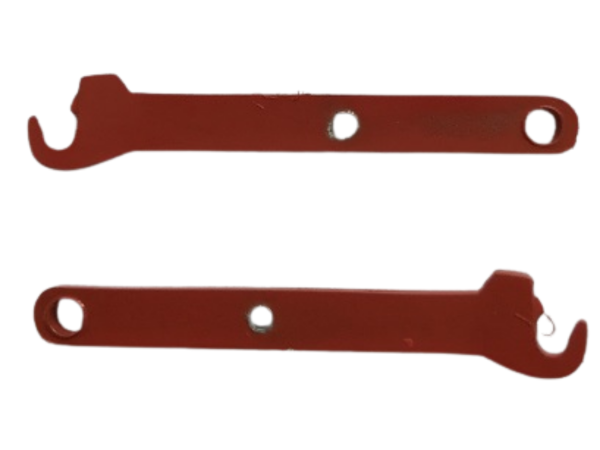 PMAR-51-RP81R - Juego de 2 brazos elevadores rojos para RENAULT Réplicagri - 1