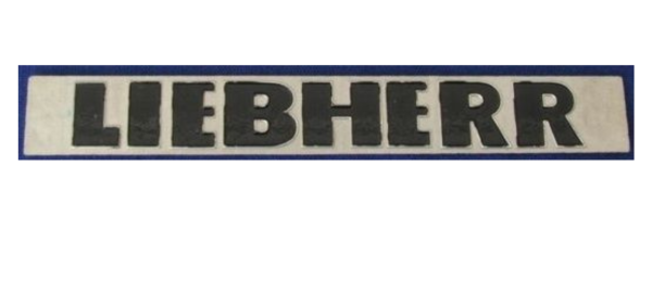 YCC667 - 6 Logotipo para grúa LIEBHERR LR1750 - 1