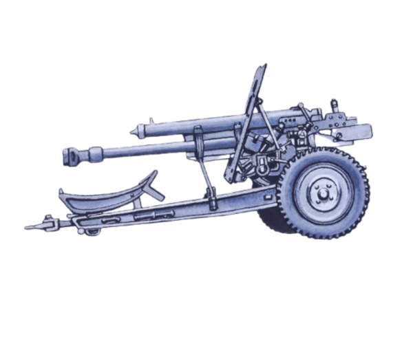 AHK35504 - Cañón antitanque pak 36 de 4;7 cm de producción tardía - 1