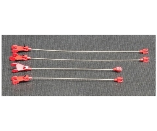 YCC783C-6 - Cables Arrow metalizados LG 1550 Rojo RAL3000 - 1